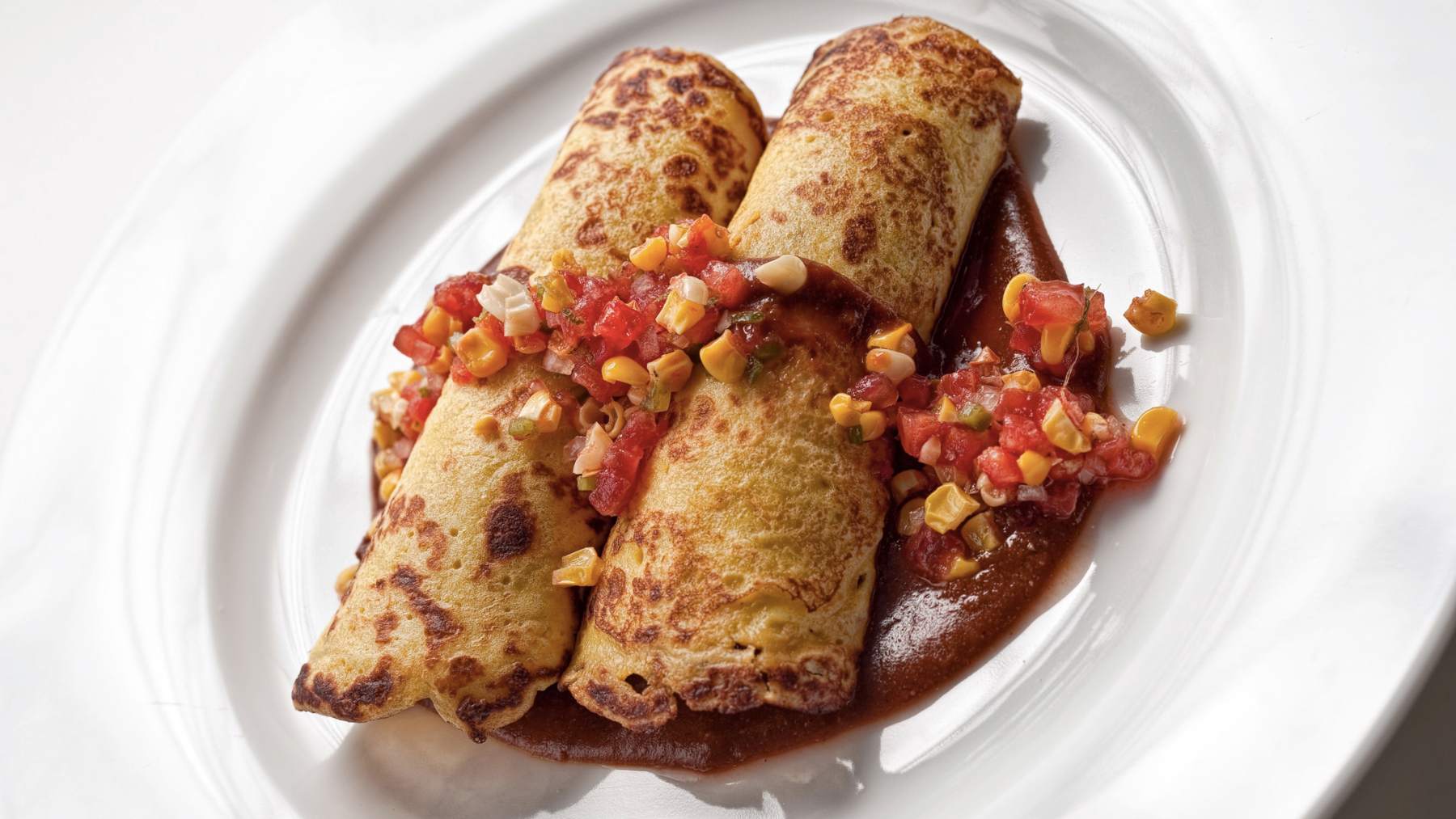 Canelones de chocolate