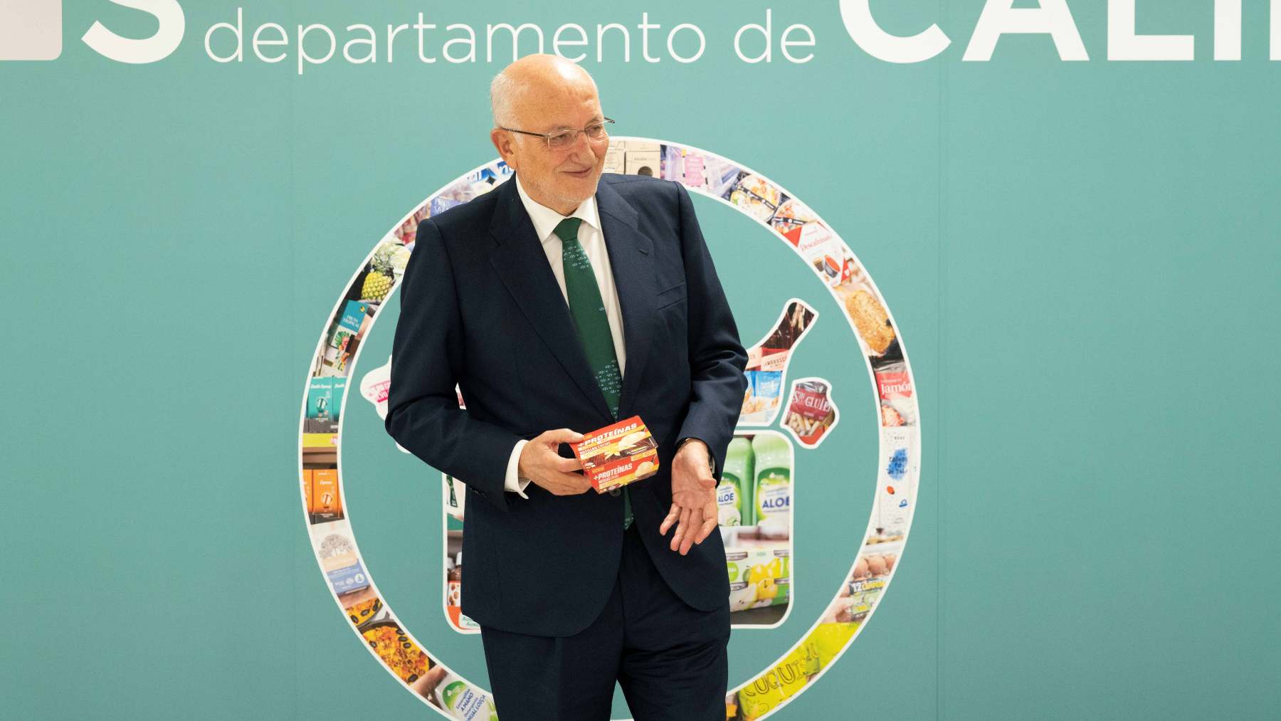 Juan Roig, presidente de Mercadona, en la presentación de los resultados de 2021. MERCADONA