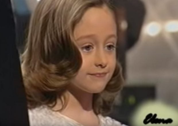 Elena Rivera con solo 6 años ya debutó en televisión