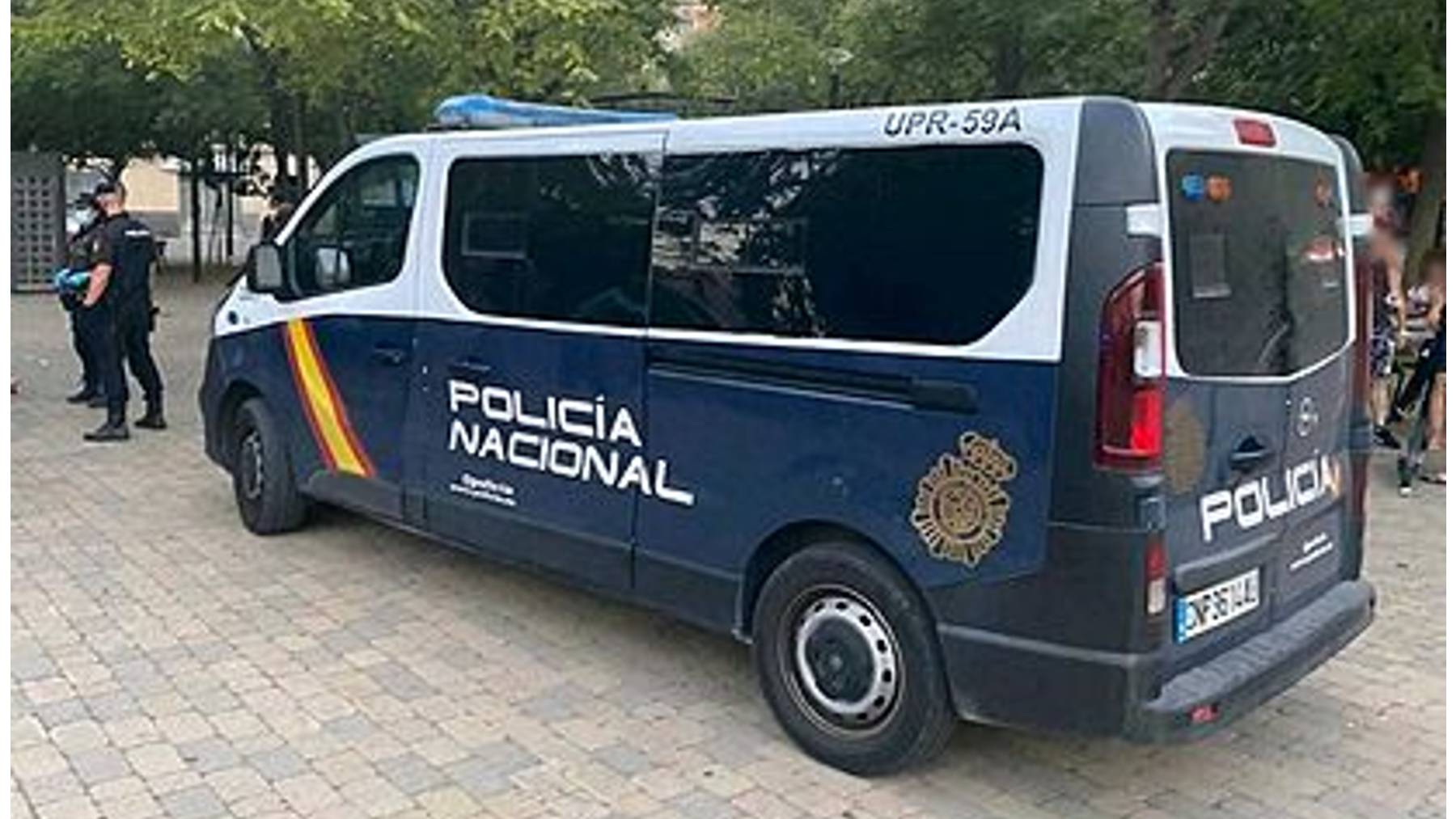Un furgón de la Policía Nacional en Mallorca.