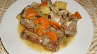 Costillas guisadas