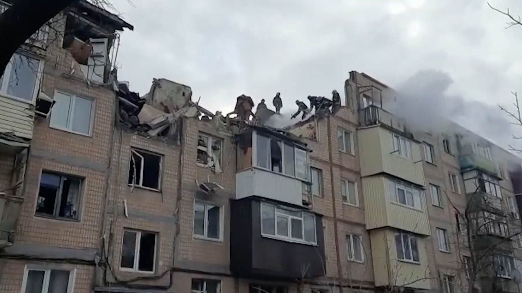 Bombas en Kiev, Ucrania