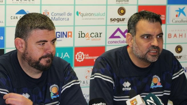 Pau Tomàs y Álex Pérez, en rueda de prensa