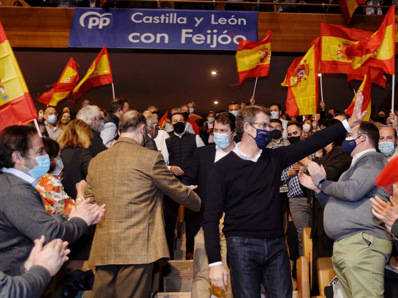 Alberto Núñez Feijóo, candidato a la Presidencia del Partido Popular.