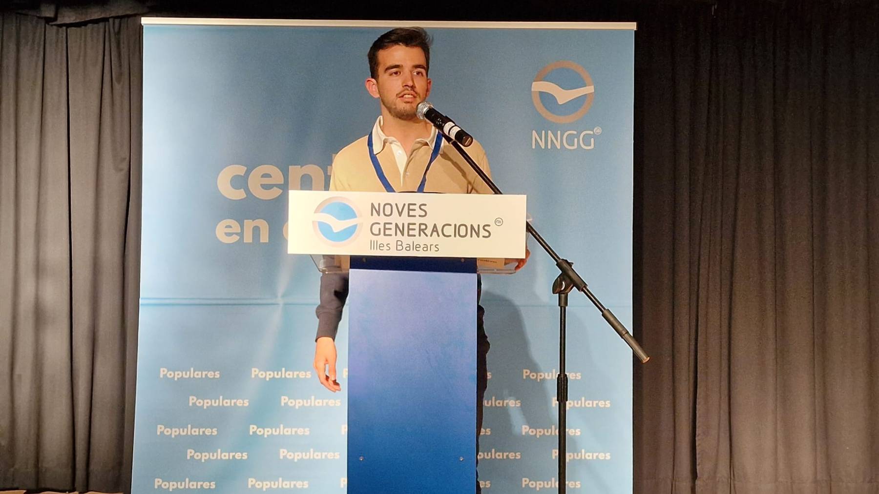 Miquel González, presidente de Nuevas Generaciones del PP en Mallorca.