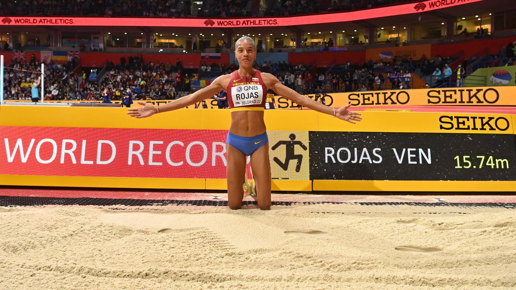 Yulimar Rojas. (AFP)