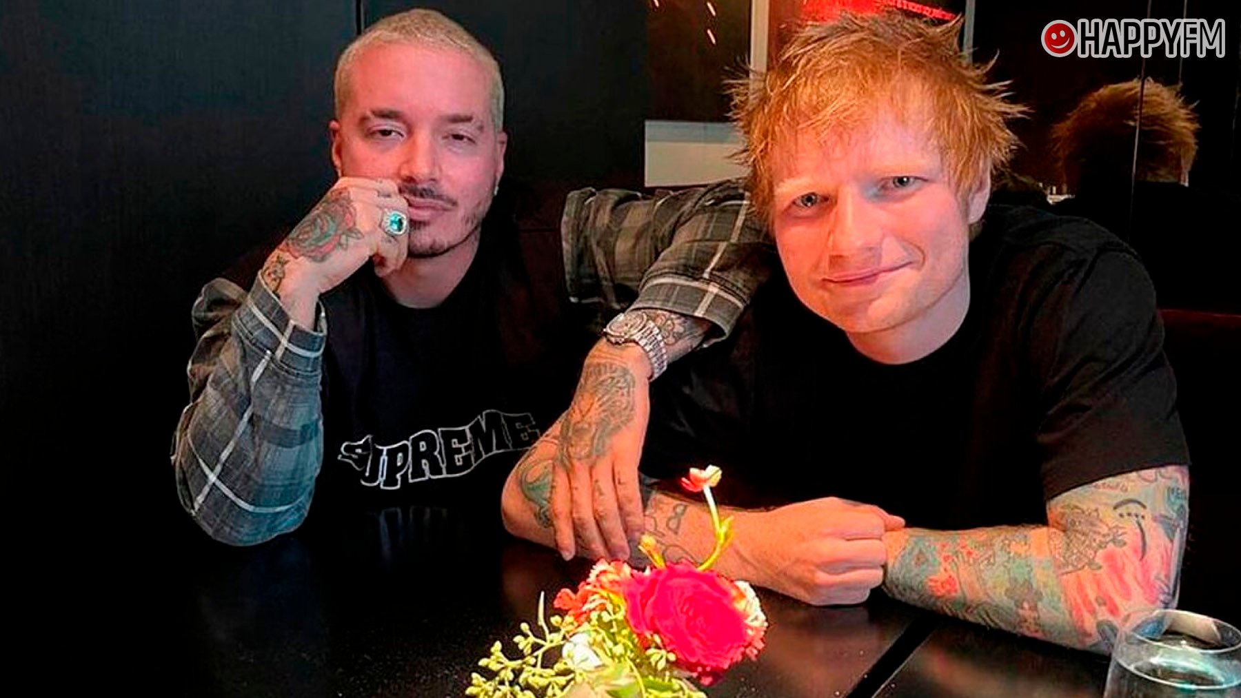 J Balvin y Ed Sheeran.