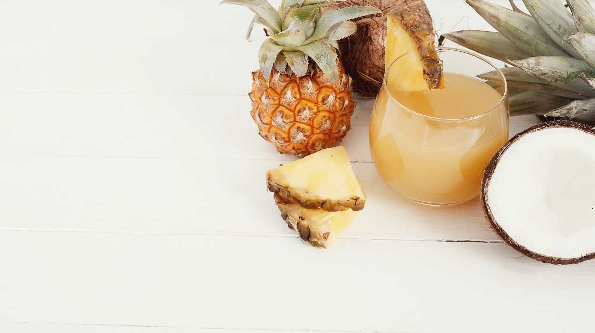Receta de piña colada con chocolate