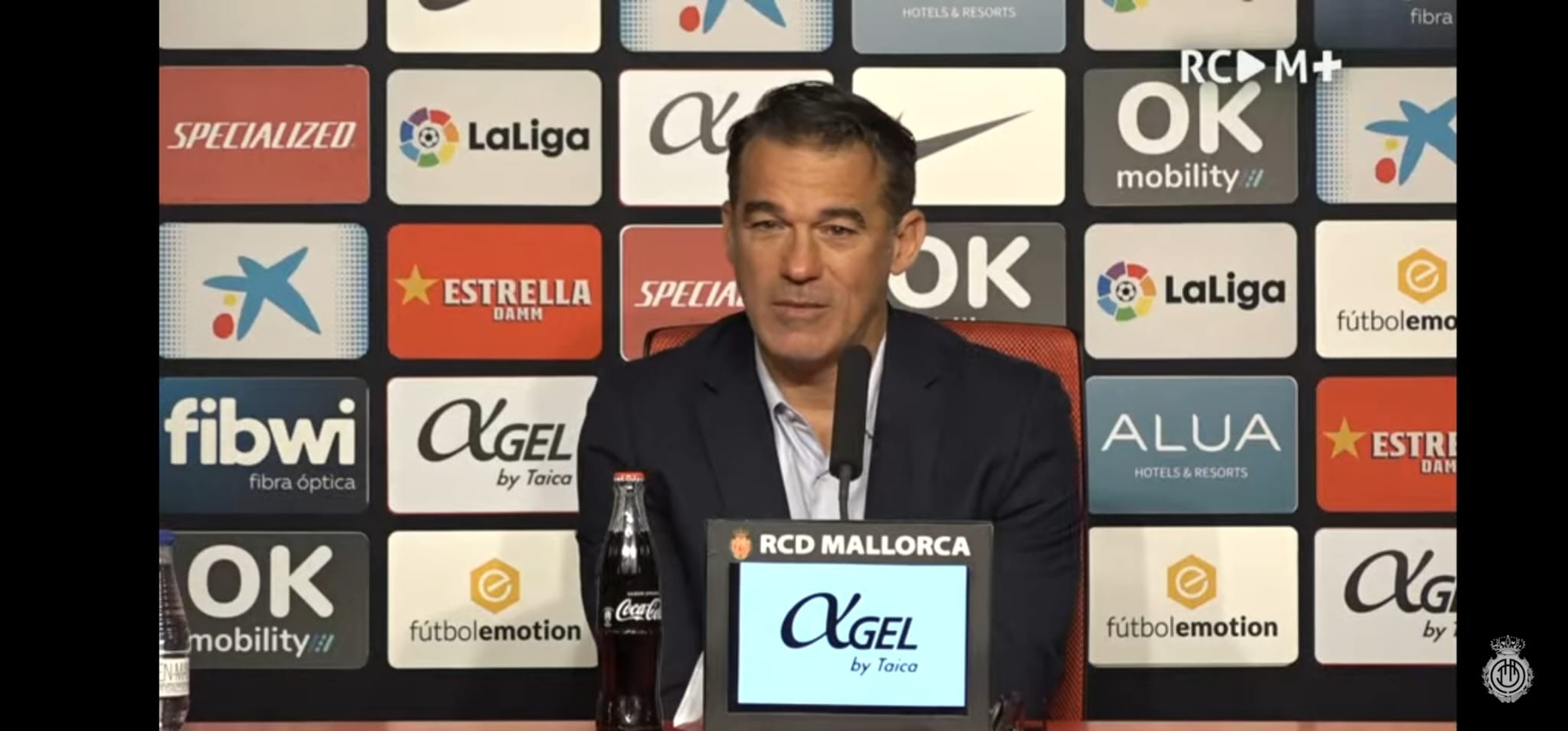 LGP, emocionado en la rueda de prensa