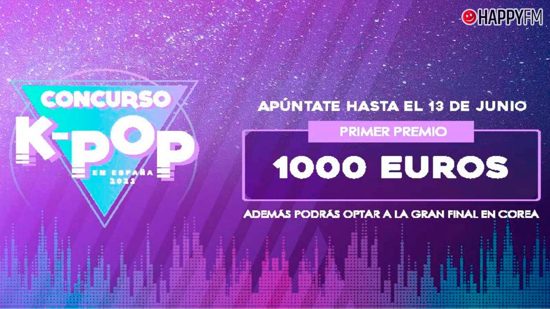 Cartel del ‘Concurso K-Pop España’.