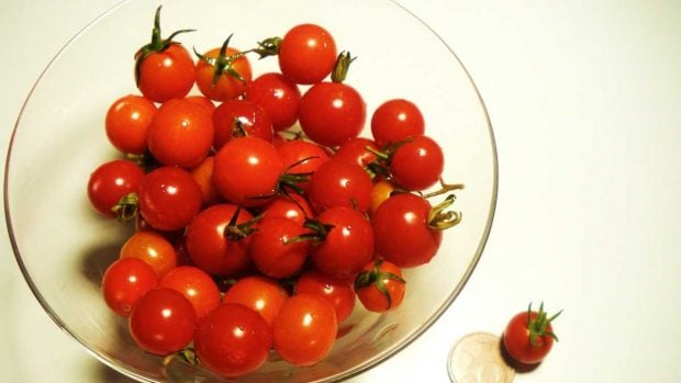 Receta fácil de tomates cherry especiados
