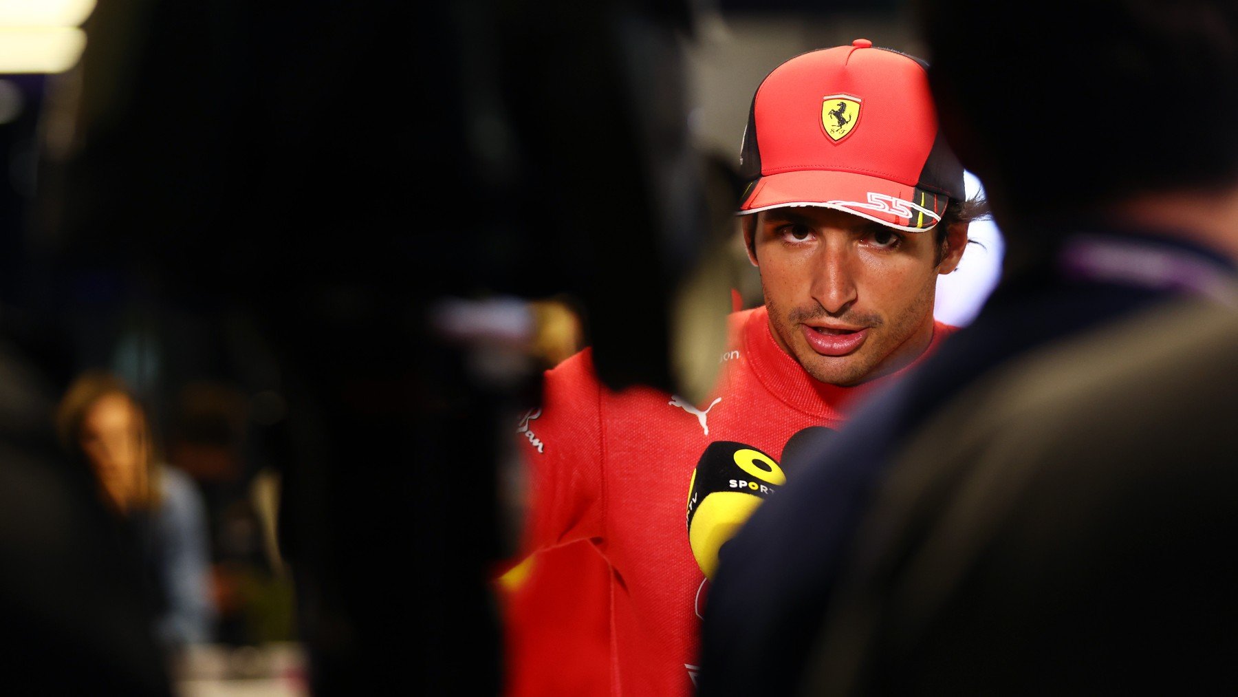 Sainz en Arabia Saudí. (Getty