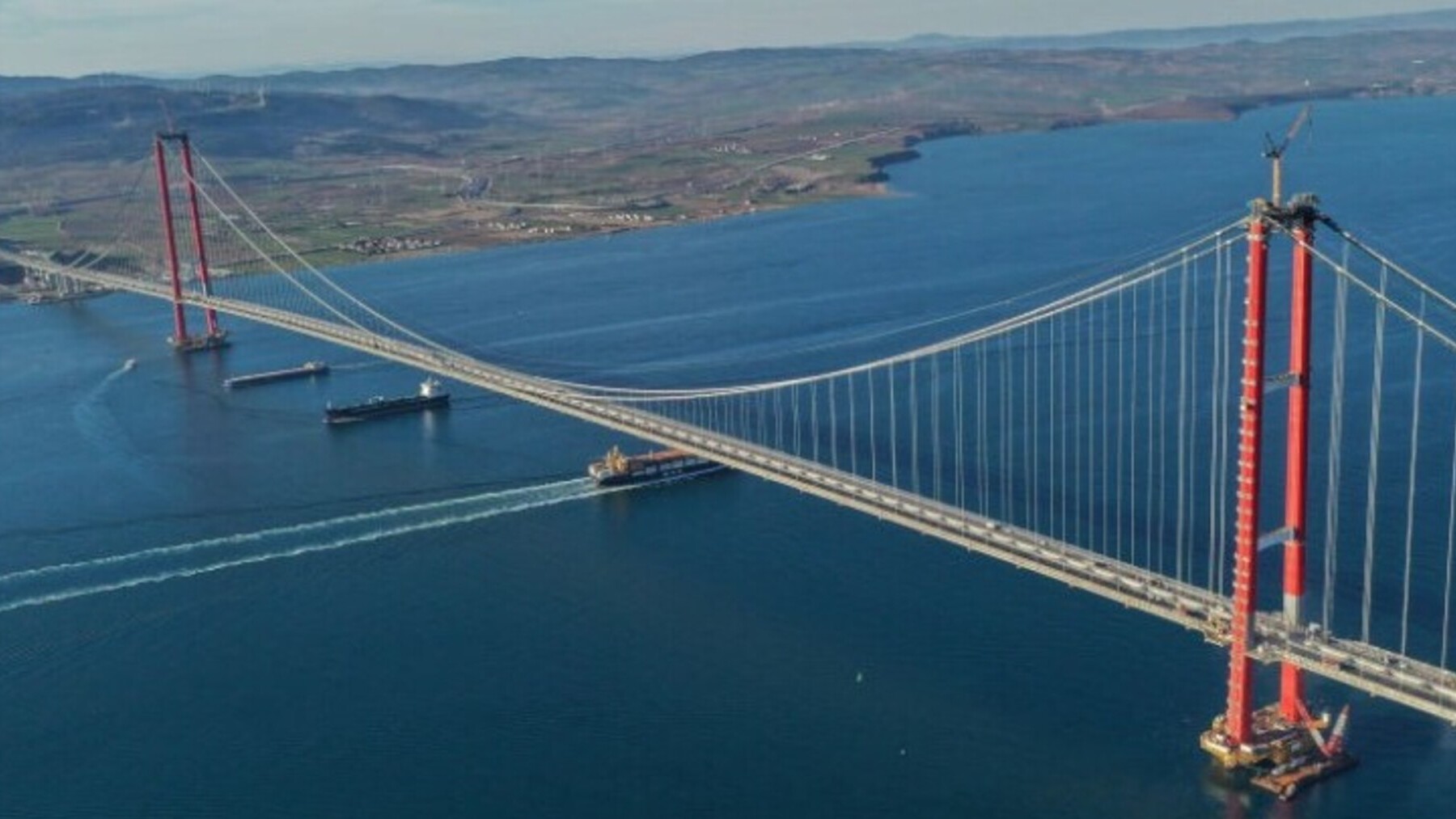 Miniatura Proceso de fabricación de carreteras Correctamente Así es el nuevo puente colgante más largo del mundo, que conecta Europa y  Asia
