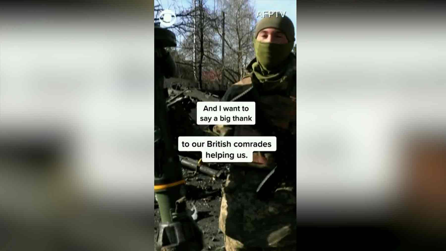 Soldado ucraniano habla sobre el lanzacohetes de Reino Unido