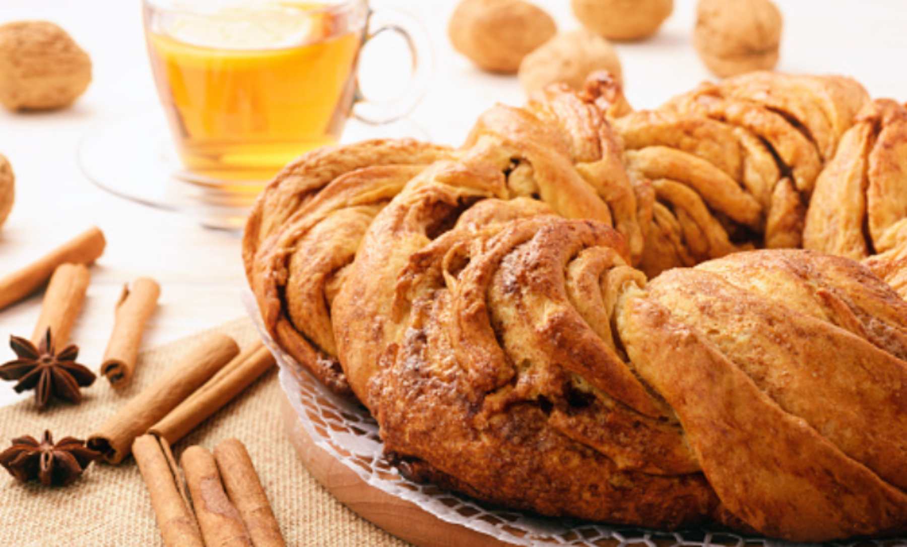 Kringle de Estonia relleno de queso y bacon: receta casera
