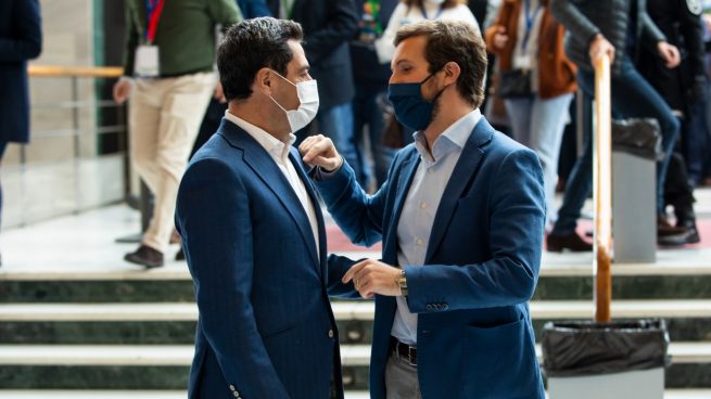 Juanma Moreno, Pablo Casado