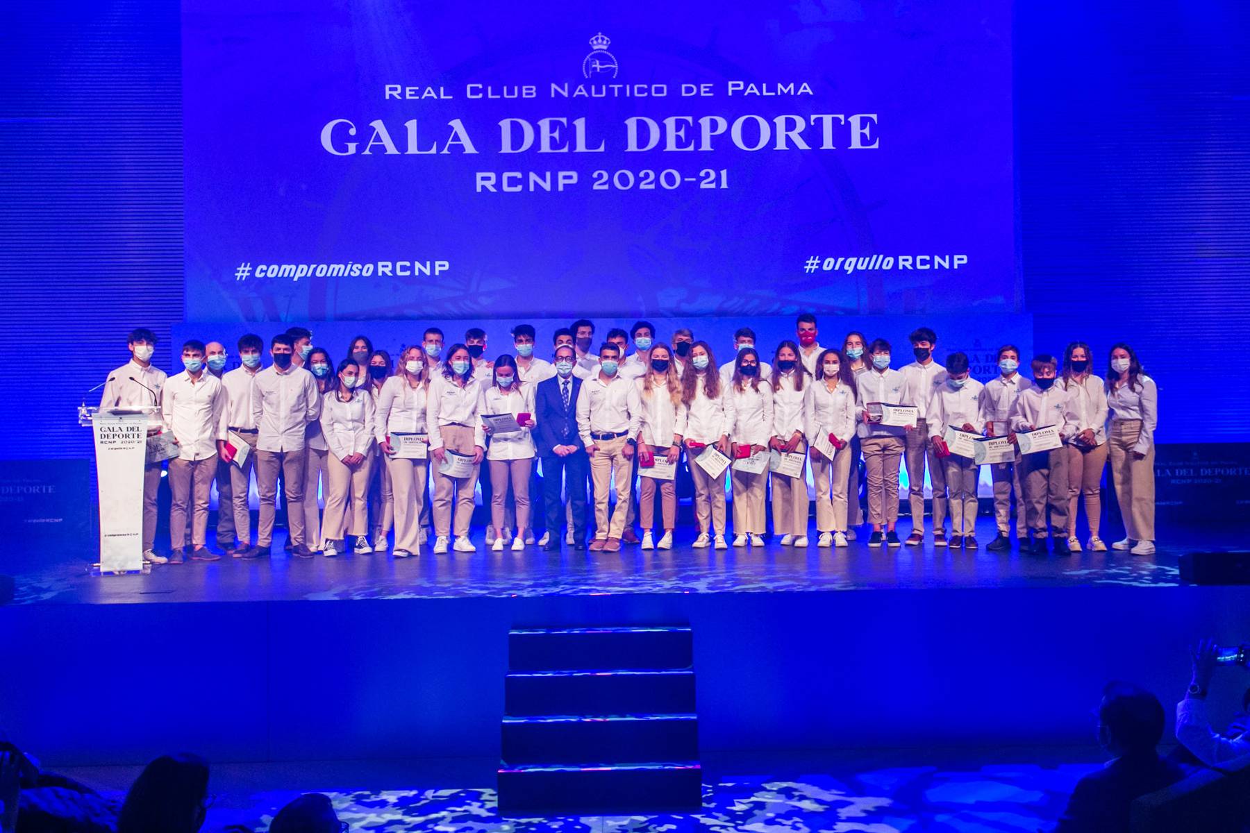Los premiados en la gala