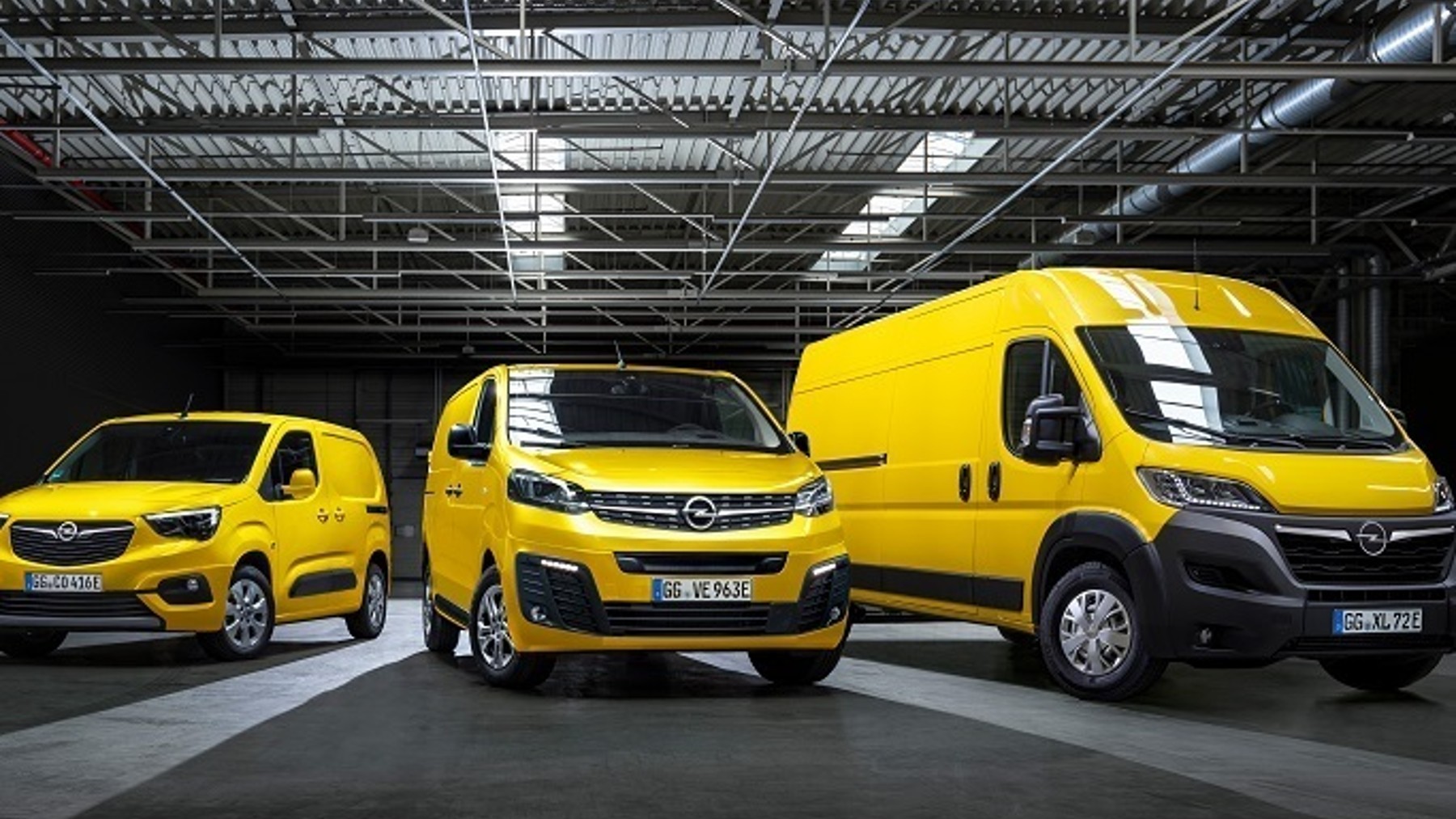 Gama electrificada de vehículos comerciales ligeros de Opel