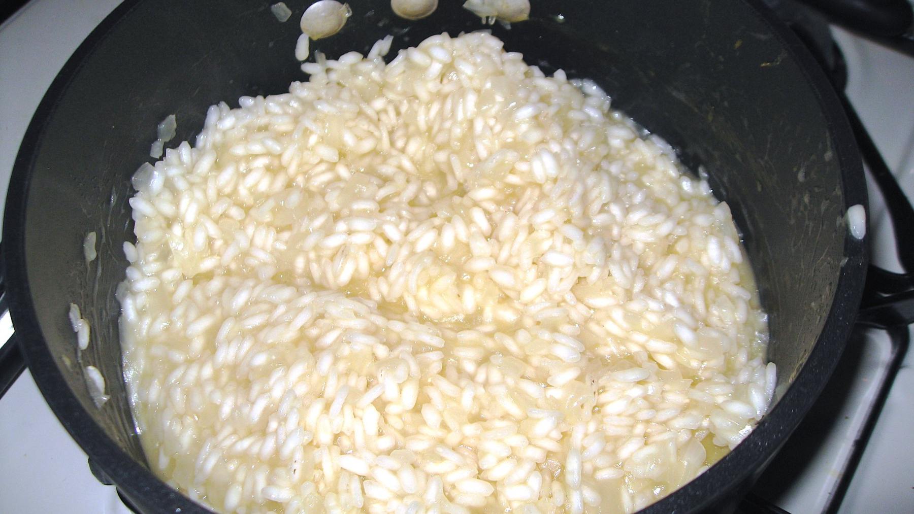 Receta casera de arroz cremoso con limón