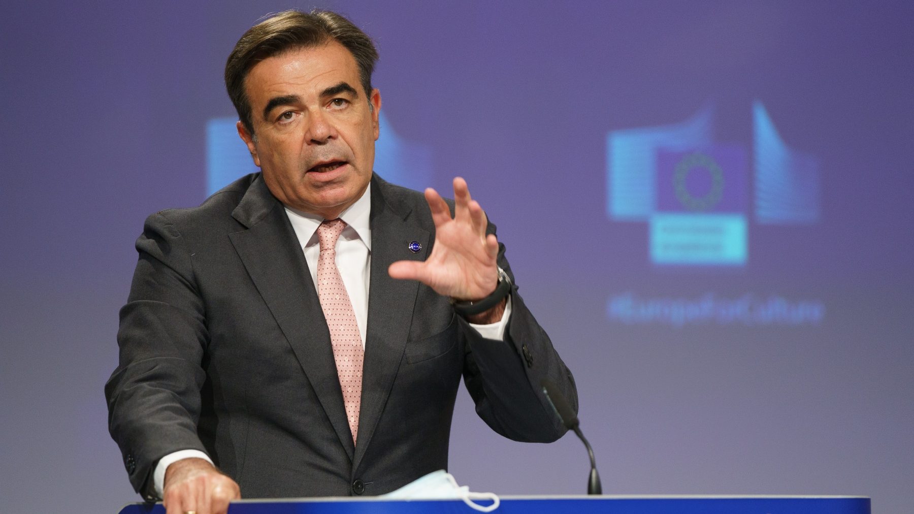 Margaritis Schinas, vicepresidente de la Comisión Europea (CHRISTOPHE LICOPPE / DPA).