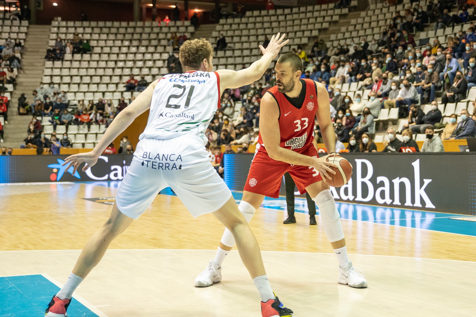 Marc Gasol, en el partido de la primera vuelta