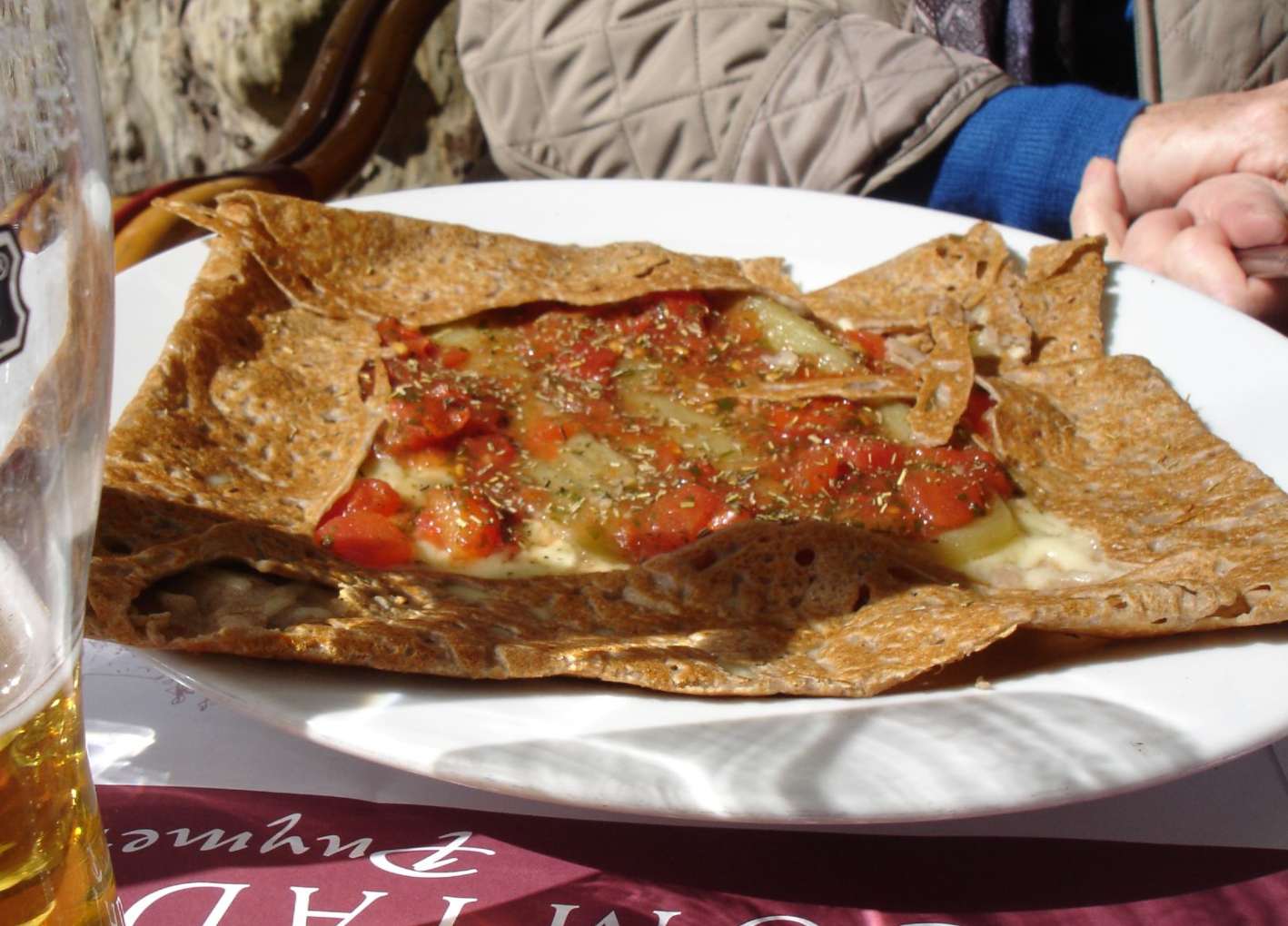 Galette con tomate