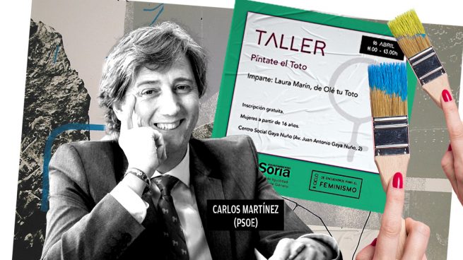 El alcalde socialista de Soria lanza el taller 'Píntate el toto' para visibilizar la 