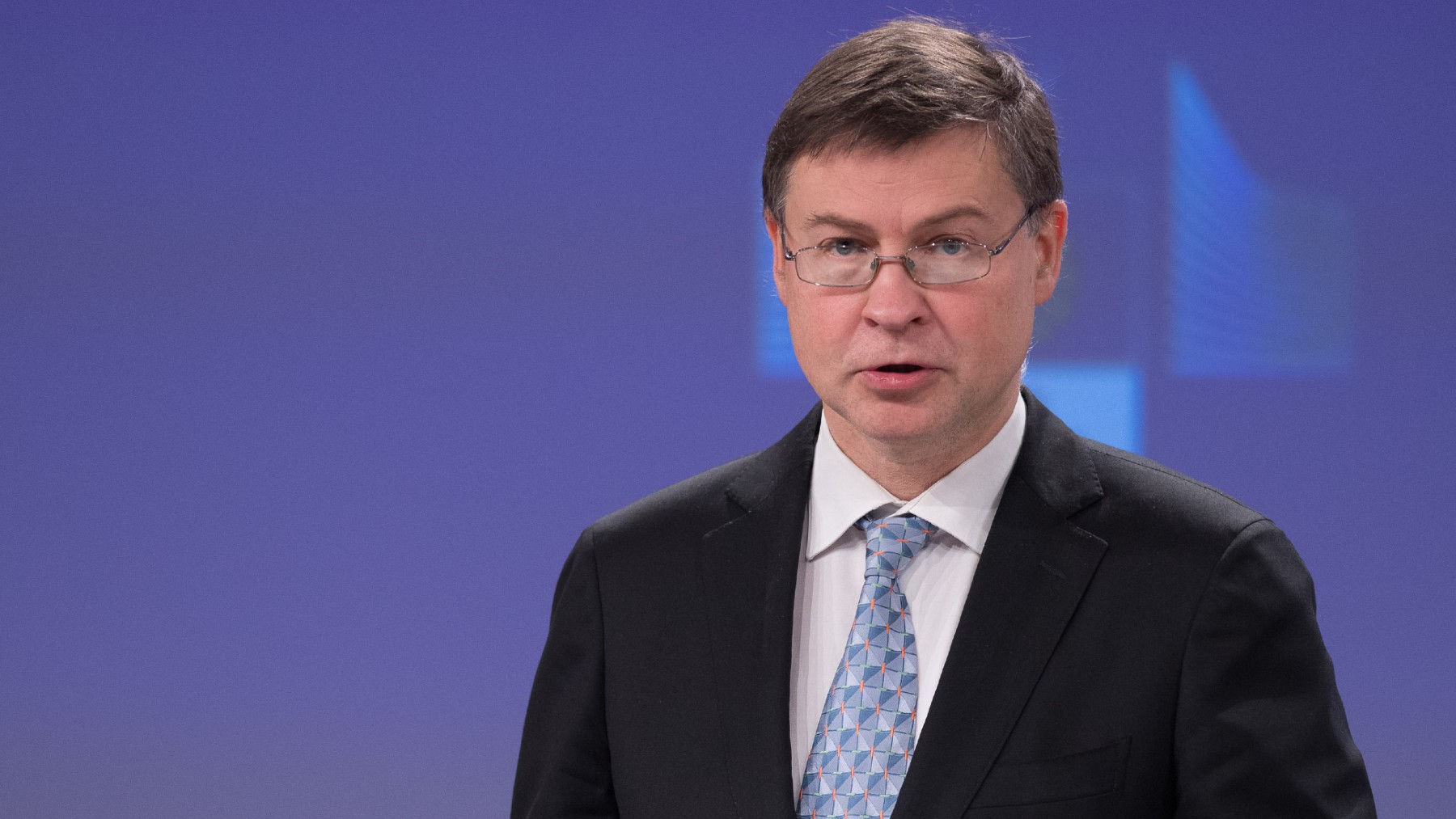 Valdis Dombrovskis, vicepresidente económico de la Comisión Europea