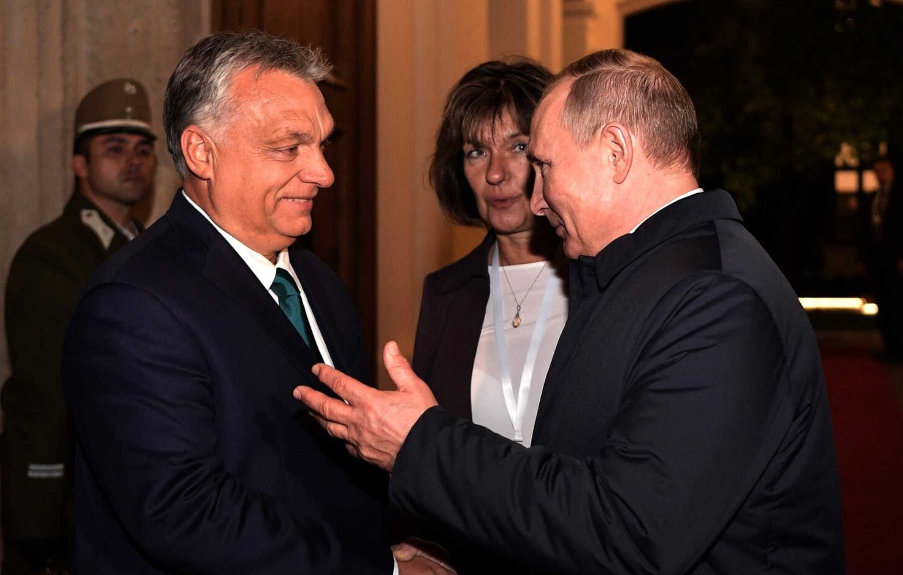 Viktor Orban y Vladímir Putin.