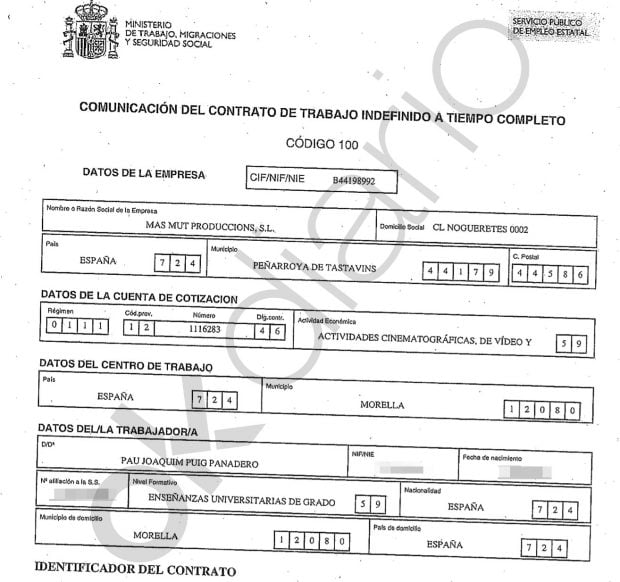 La Guardia Civil investiga si Ximo Puig ‘enchufó’ con dinero público a su hijo en una empresa de su hermano