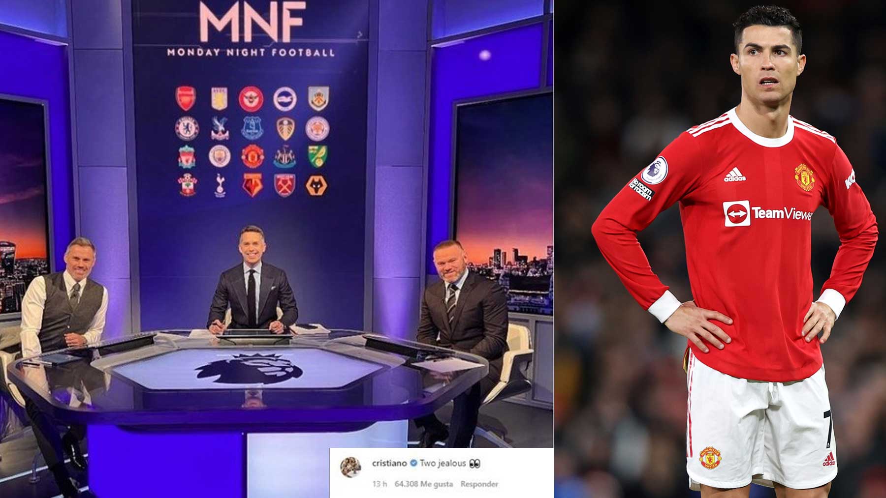 Cristiano responde a Rooney y Carragher tras pedir su marcha del United: «Celosos»