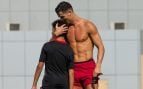 Cristiano Ronaldo y su hijo Junior.