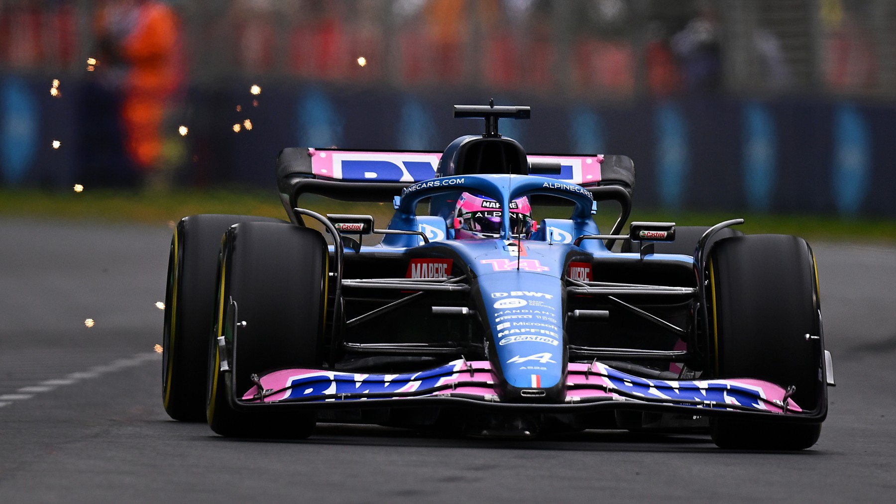 Fernando Alonso, en el GP de Ausrtalia. (Getty)