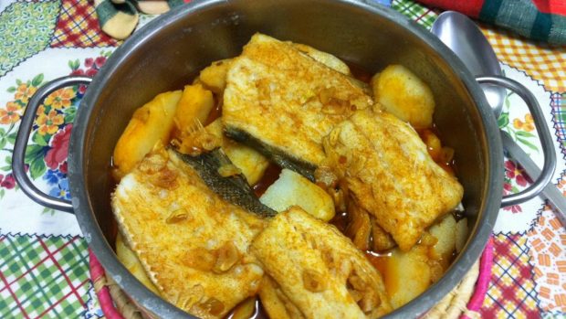 Bacalao con verduras