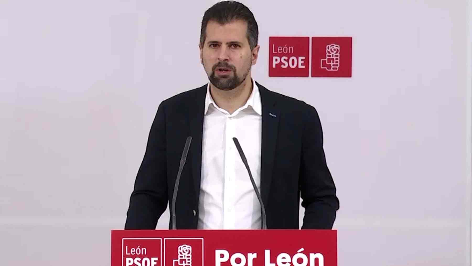 Luis Tudanca, líder del PSOE en Castilla y León
