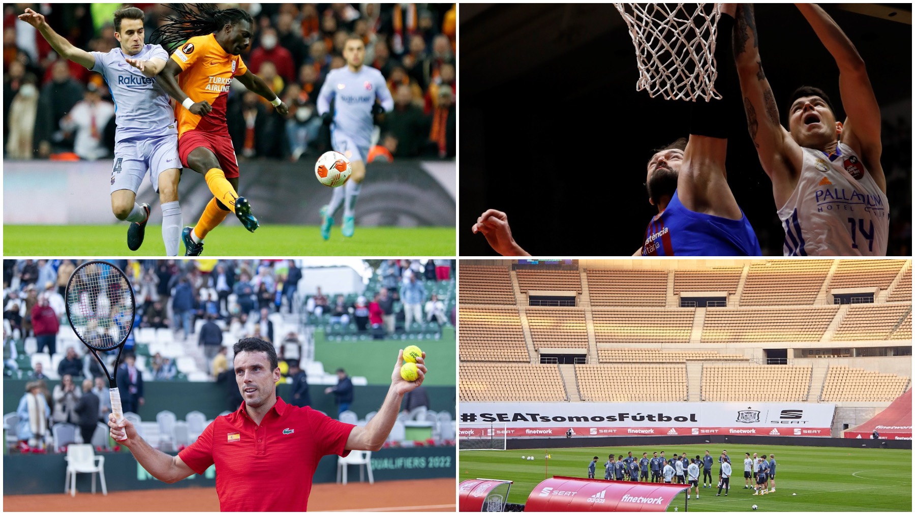 La final de la Europa League, la Copa del Rey de baloncesto, la Copa Davis o la Eurocopa, entre los torneos de Andalucía.