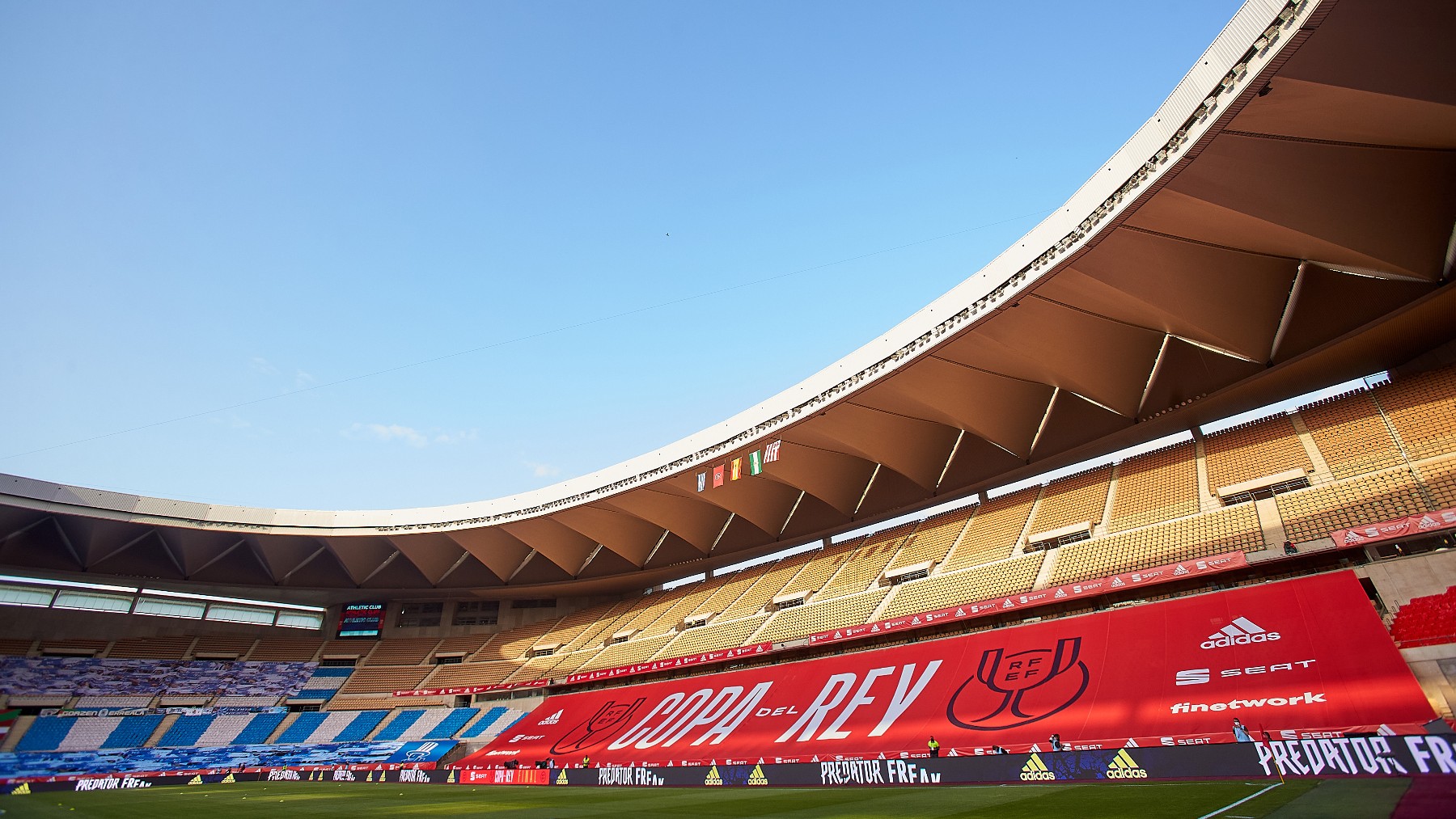 La Cartuja, estadio donde se jugará la final de la Copa del Rey. (AFP)