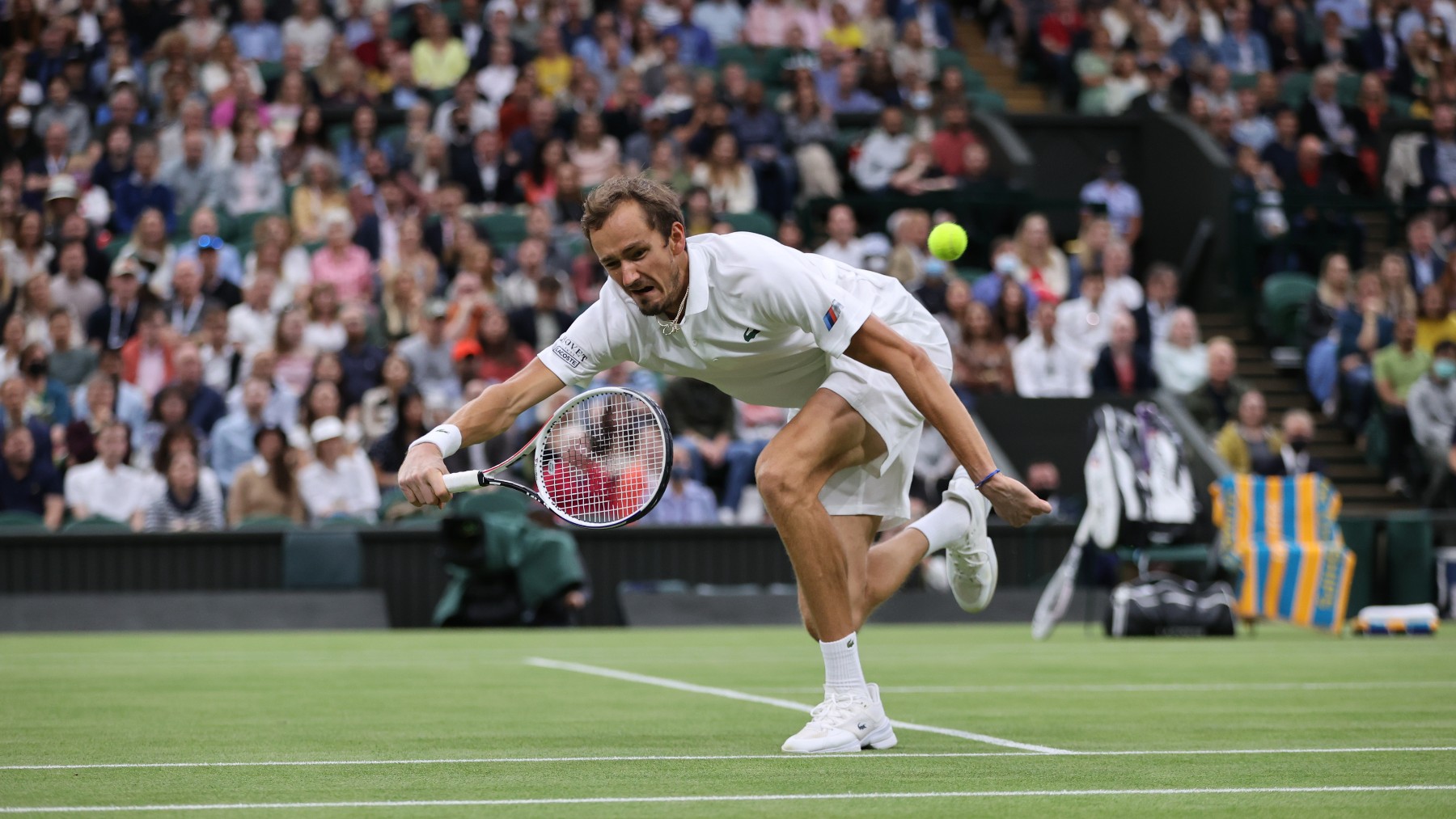 Medvedev en Wimbledon. (Getty)