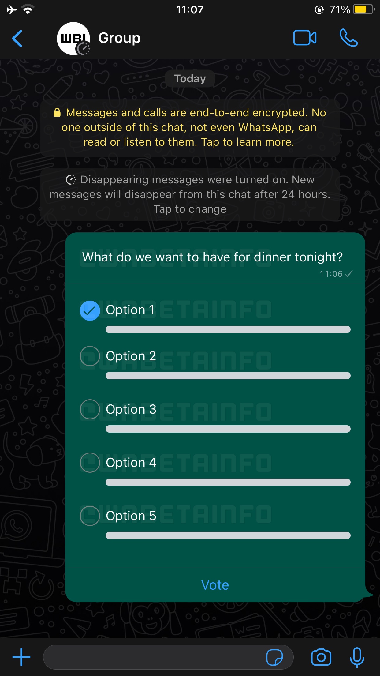 WhatsApp prepara el terreno a las encuestas en los grupos