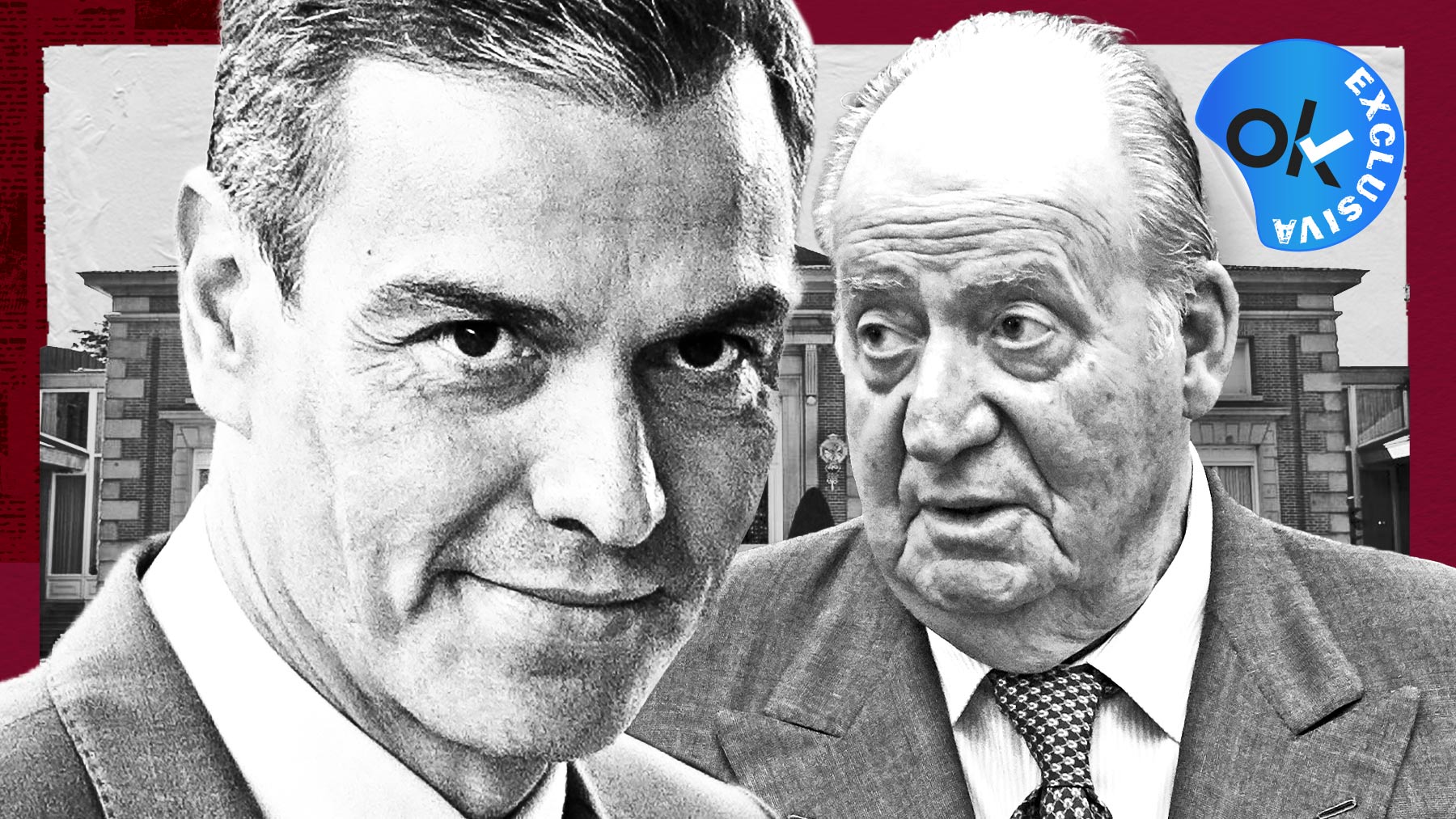 Pedro Sánchez y el Rey Juan Carlos.