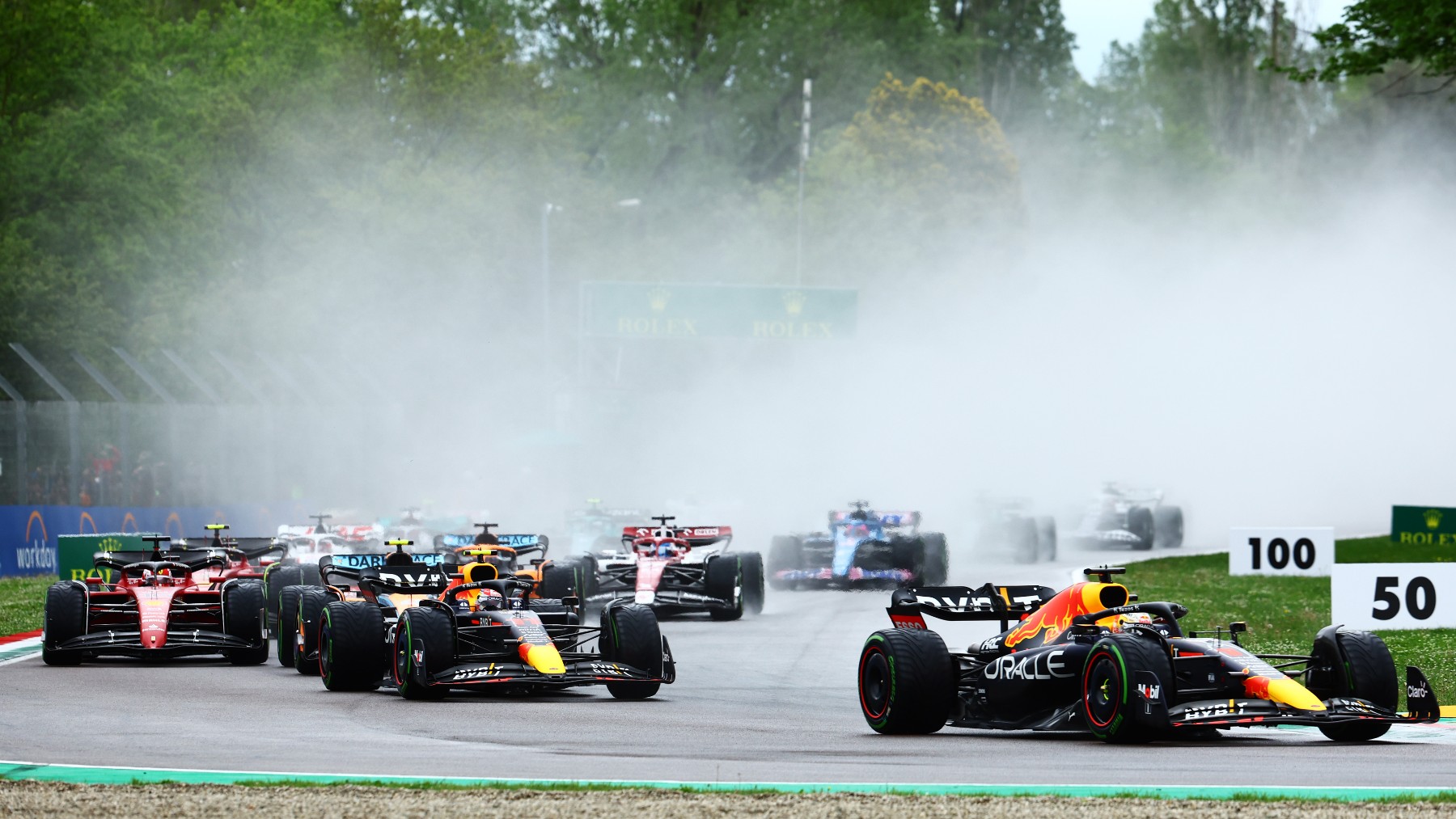 Clasificación de pilotos y constructores en el Mundial de F1 tras el GP de Emilia Romagna 2022. (Getty)