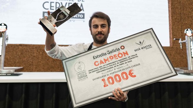 El mejor tirador de cerveza de España es Gustavo Rey