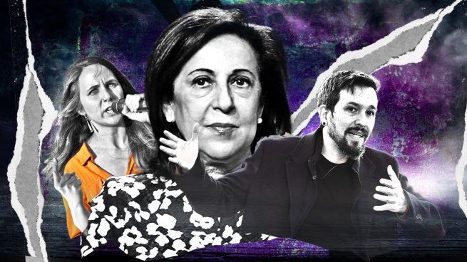 Ione Belarra, Margarita Robles y Pablo Iglesiasi
