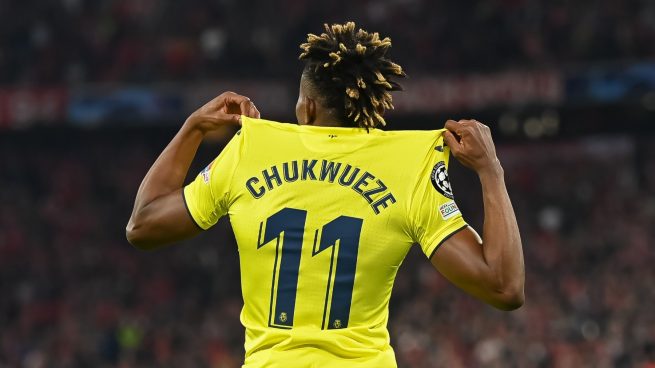Chukwueze celebra su gol decisivo en Múnich
