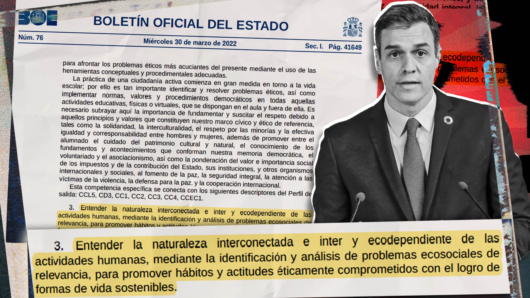 El presidente del Gobierno, Pedro Sánchez.