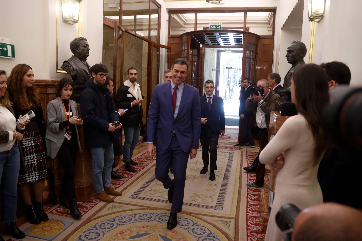 Pedro Sánchez, en el Congreso.
