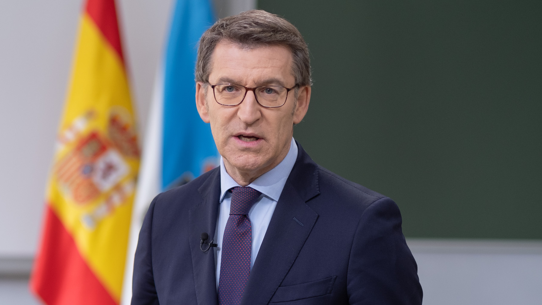 Alberto Núñez Feijóo, presidente del Partido Popular.