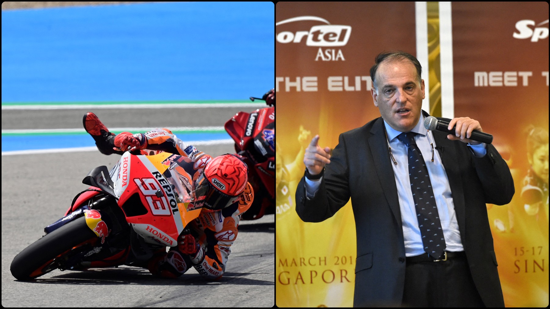 El GP de España arrasa a la Liga de Tebas. (AFP)