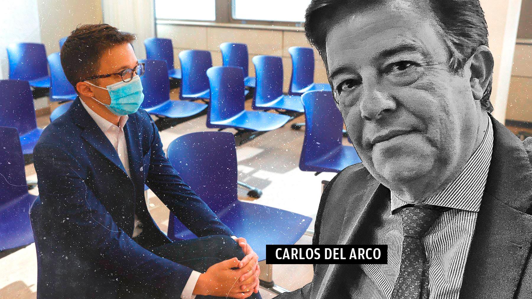 Íñigo Errejón y Carlos del Arco.