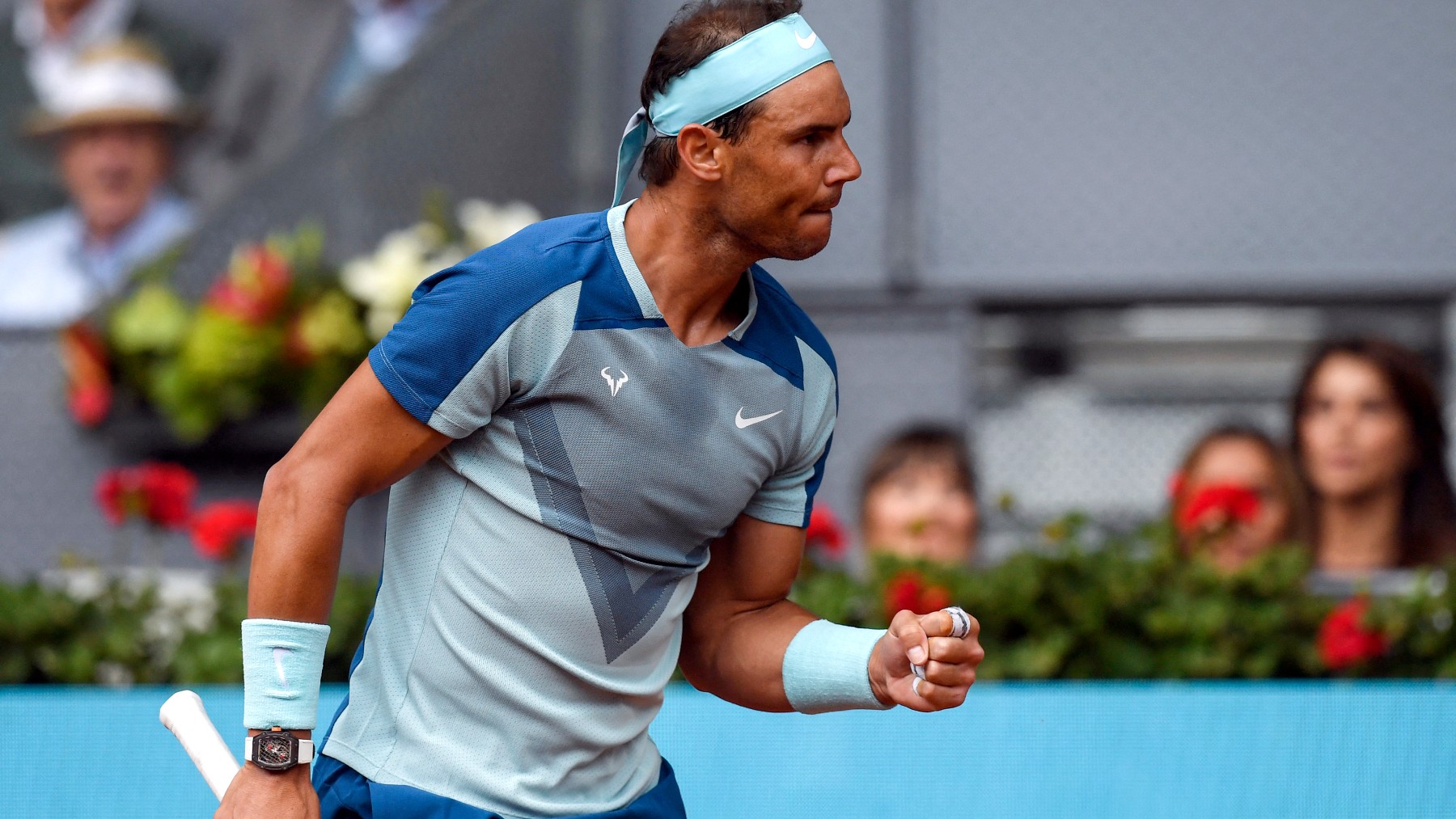 Rafa Nadal – David Goffin: horario y dónde ver el partido de tenis del Mutua Madrid Open. (AFP)